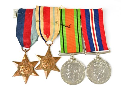 Lot 921 - A WWII medal group comprising the War Medal,...