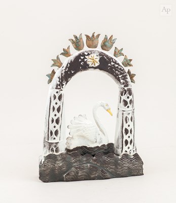 Lot 290 - JEREMY JAMES (born 1964); 'Swan', a stoneware...