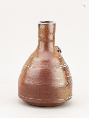 Lot 313 - JOHN JELFS (born 1946); a lugged salt glazed...