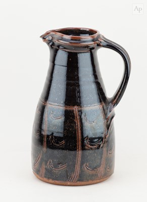 Lot 303 - JIM MALONE (born 1946); an early stoneware jug...