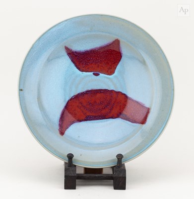 Lot 195 - DEREK EMMS (1929-2004); a stoneware dish...
