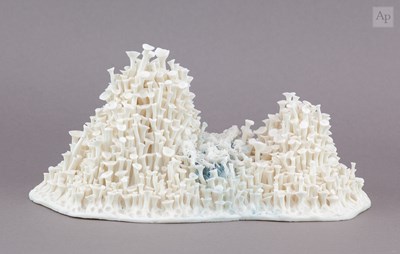 Lot 347 - JOY TRPKOVIC (born 1950); a parian sculpture...