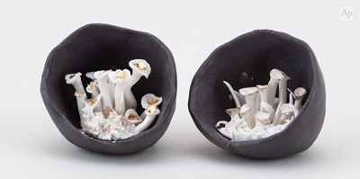 Lot 431 - JOY TRPKOVIC (born 1950); two miniature black...