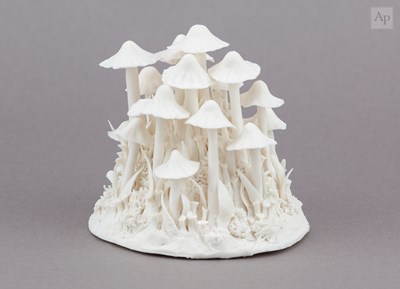 Lot 350 - JOY TRPKOVIC (born 1950); a small parian...