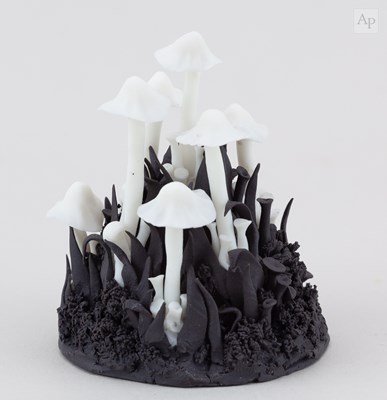 Lot 428 - JOY TRPKOVIC (born 1950); a small black and...