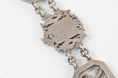 Lot 2036 - MASONIC INTEREST; a George V hallmarked silver...