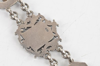 Lot 2036 - MASONIC INTEREST; a George V hallmarked silver...