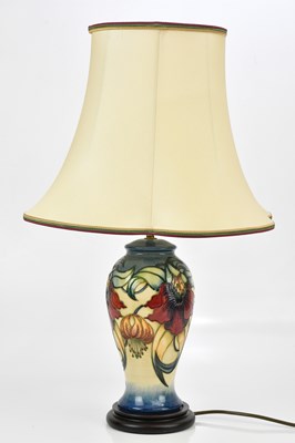 Lot 409 - NICOLA SLANEY FOR MOORCROFT; a table lamp...