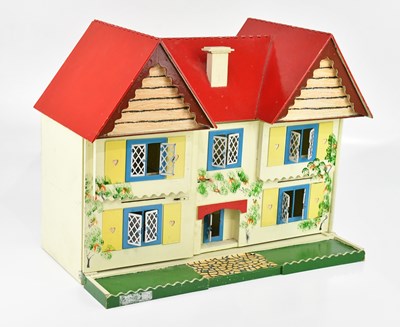 Lot 2083 - TUDOR TOYS; a 1960s lodge doll's house, 47 x...