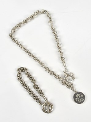 Lot 681 - TIFFANY & CO; a stamped 925 sterling silver...