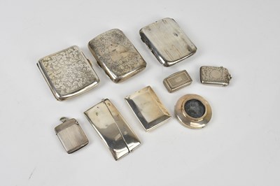Lot 2082 - CHARLES LYSTER & SON; a Victorian hallmarked...
