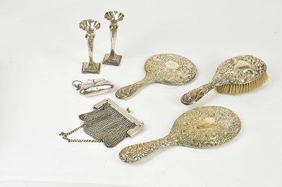 Lot 2168 - WILLIAM AITKEN; an Edward VII hallmarked...