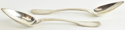 Lot 1113 - A pair of 19th century French silver...