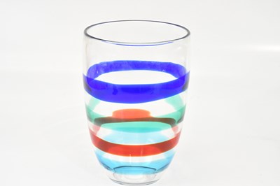 Lot 2369 - CENEDESE & CO; a large Murano glass vase with...