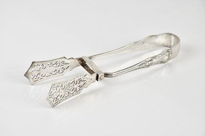 Lot 2332 - WALKER & HALL; a pair of Victorian hallmarked...