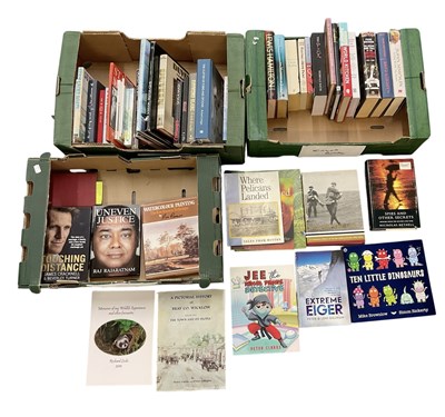 Lot 456 - A quantity of signed books by various authors...