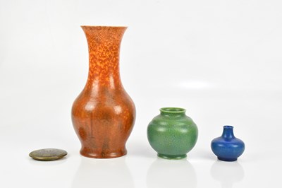 Lot 561 - ROYAL LANCASTRIAN; three vases including a...