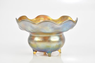 Lot 319 - LOUIS COMFORT TIFFANY; a favrile Art Nouveau...