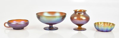 Lot 246 - WMF MYRA; a pedestal glass bowl, diameter 16cm,...