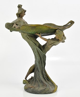 Lot 460 - ATTRIBUTED TO ERNST WAHLISS; an Art Nouveau...
