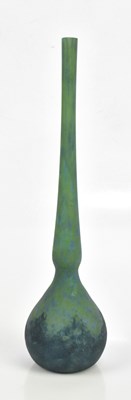 Lot 219 - DAUM NANCY; a French art glass bottle vase...