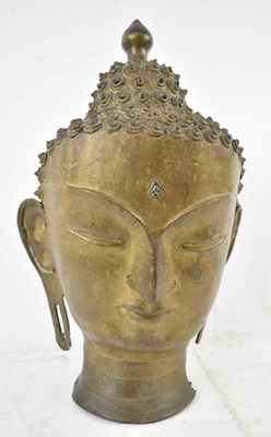 Lot 1006 - A large 19th century Sino-Tibetan bust with...