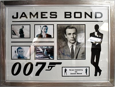 Lot 401 - SEAN CONNERY; a montage of five black and...