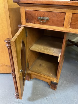 Lot 47 - A late 19th century Gothic Revival mahogany...