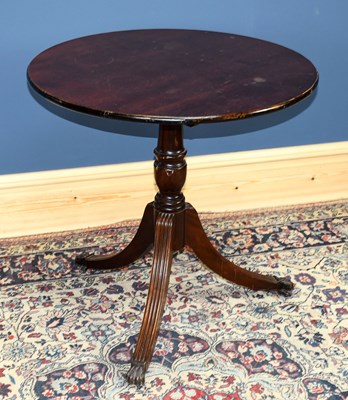 Lot 3070 - A 19th century and later tilt-top tripod table,...