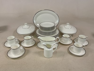 Lot 296 - ROYAL DOULTON; a 'Platinum Concord' part...