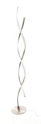 Lot 71 - A helix-shaped floor lamp, height 132cm.
