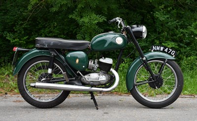 Lot 1374 - BSA; 175, 175cc, registration NMW 47G, black...