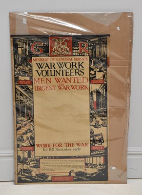 Lot 1667 - A rare inter-war original poster, 'Ministry of...