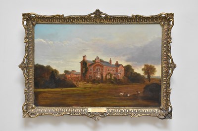 Lot 2218 - LOCAL INTEREST; oil on relined canvas, 'Hale...
