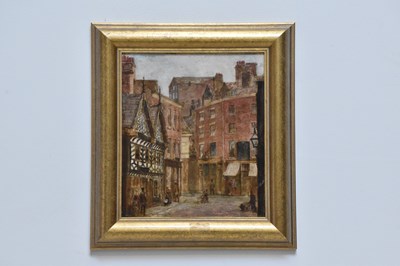 Lot 2237 - LOCAL INTEREST; a late 19th century oil on...