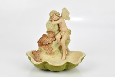 Lot 487 - ROYAL DUX; an Art Nouveau centrepiece...