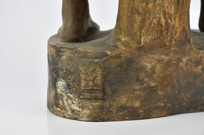 Lot 380 - FRIEDRICH GOLDSCHEIDER; an large and...