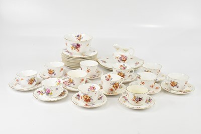 Lot 2638 - ROYAL DOULTON; a transfer printed tea service,...