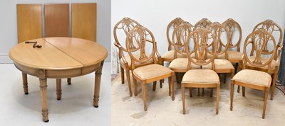 Lot 1097 - A reproduction Louis XV style eleven piece...