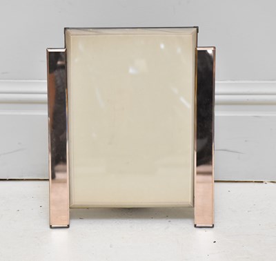 Lot 2400 - An Art Deco glass easel photograph frame, with...