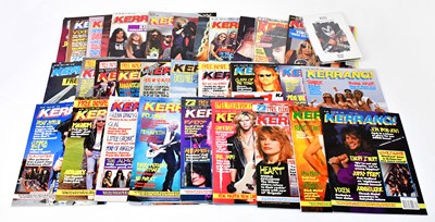 Lot 720 - KERRANG!; a quantity of early 1990s music...