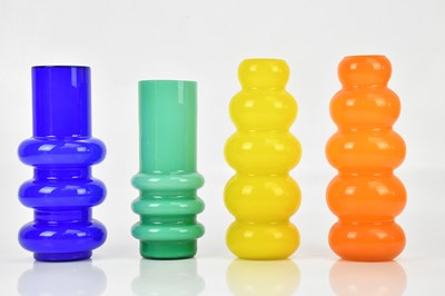 Lot 272 - RYD GLASBRUK; a Swedish art glass three ring...