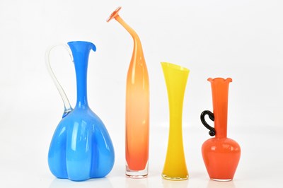 Lot 307 - A collection of art glass including a Colin...