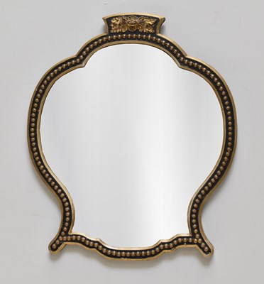 Lot 1054 - A late Victorian giltwood and gesso ebonised...