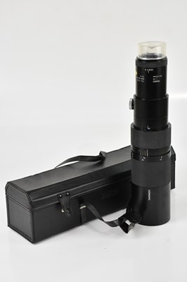 Lot 1697 - TAMRON; a tele zoom 1:6.9 200-500mm lens, cased.