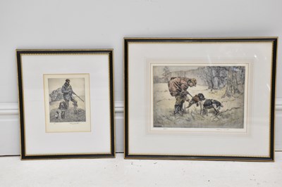 Lot 2187 - HENRY WILKINSON (1921-2011); two drypoint...