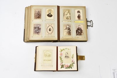 Lot 952 - Two Victorian leather bound family photgraph...