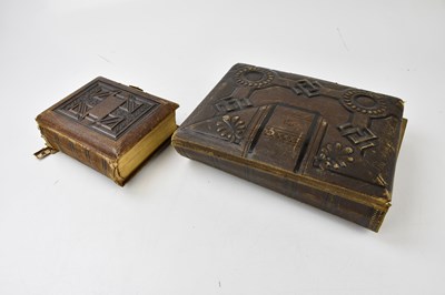 Lot 952 - Two Victorian leather bound family photgraph...