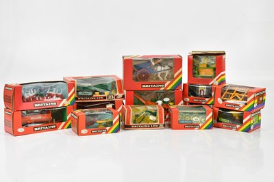 Lot 2013 - BRITAINS; fourteen boxed farm vehicles and...