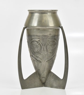 Lot 137 - ARCHIBALD KNOX FOR TUDRIC PEWTER; a rocket...